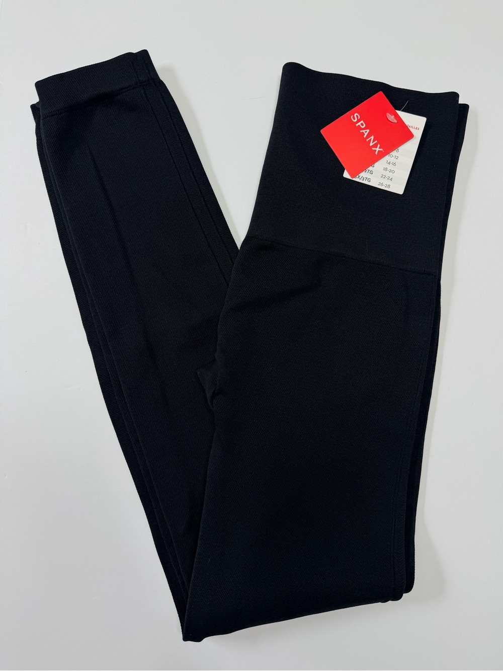 NWT Spanx Look At Me Now Leggings Very Black Size M Shaping Seamless